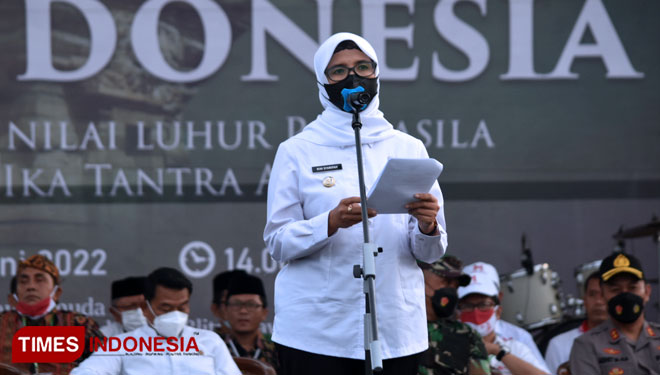 Pesan Bupati Blitar pada Apel Kebangsaan