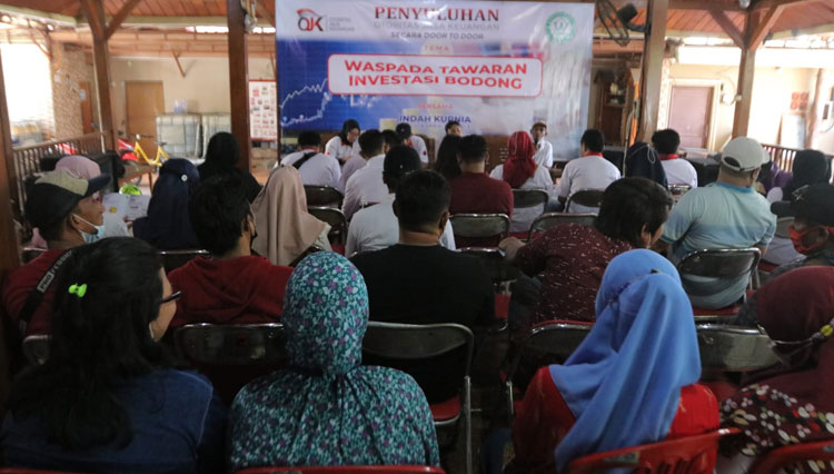 Bersama OJK, Indah Kurnia Ajak Masyarakat Waspada Tawaran Investasi Bodong