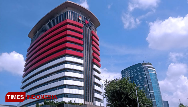 Gedung Merah Putih KPK RI di Jakarta. (FOTO: Moh Ramli/TIMES Indonesia)