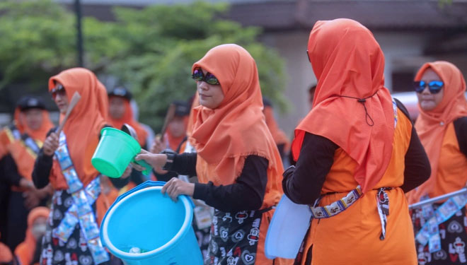 Ratusan anak didik dan guru dari TK Pertiwi Banjarnegara mengikuti berbagai kegiatan lomba. (FOTO : Kominfo for TIMES Indonesia)