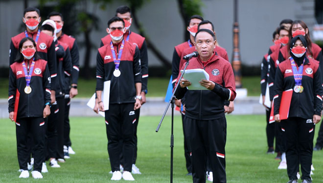 Di Depan Presiden RI Jokowi, Menpora RI Laporkan Paradigma Baru Olahraga Nasional