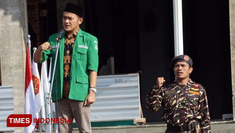 Ketua PC GP Ansor Kabupaten Malang Fatkhurrozi. (Foto: dok TIMES Indonesia)