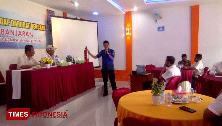 Desa Banjaran, Kecamatan Maja, Kabupaten Majalengka menggelar pelatihan tanggap darurat bencana. (FOTO: Herik Diana/TIMES Indonesia)