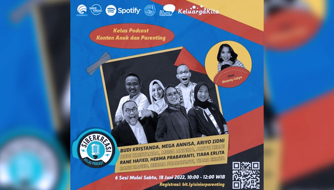 Dukung Literasi Digital, Kemenkominfo Gelar Kelas Podcast