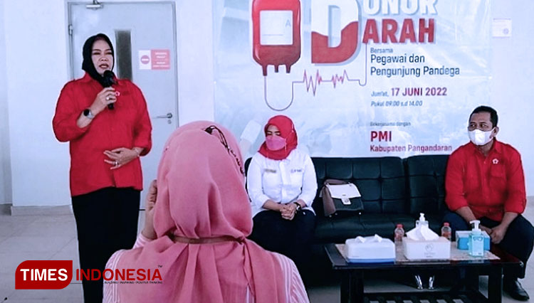 RSUD Pandega Pangandaran Bersama PMI Gelar Donor Darah