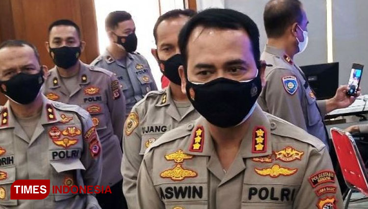 Kapolrestabes Bandung Kombes Pol Aswin Sipayung. (Foto: Iwa/TIMES Indonesia)
