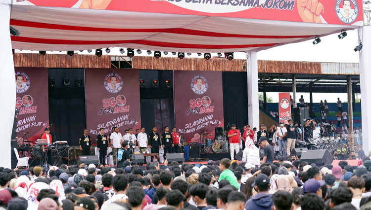 Gelar 'Gagego', Relawan Jokowi Plat K Nyatakan Setia dan 2024 Nderek Jokowi