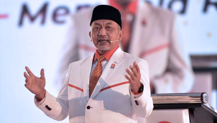 Presiden Partai Keadilan Sejahtera (PKS), Ahmad Syaikhu saat memberikan arahan langsung kepada kadernya (FOTO: Dokumen/PKS)
