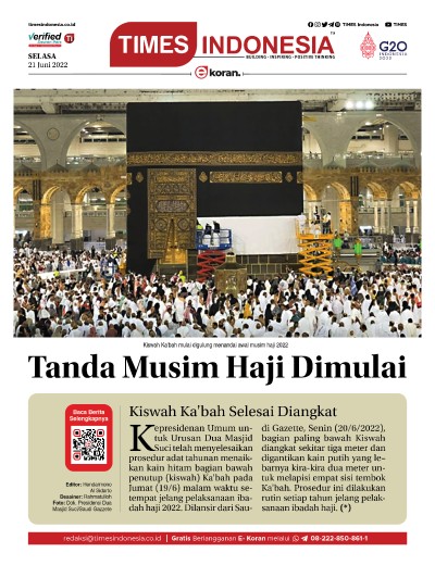 Edisi Selasa, 21 Juni 2022: E-Koran, Bacaan Positif Masyarakat 5.0