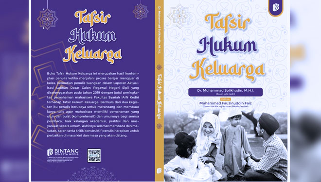 Sampul buku Tafsir Hukum Keluarga karangan Dr. Muhammad Solikhudin, M.H.I., dosen IAIN Kediri. (Foto: Istimewa) 