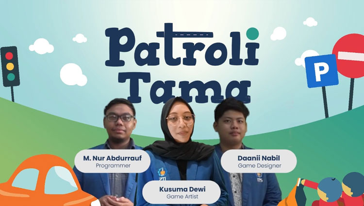 Mahasiswa ITS Kenalkan Game Lalu Lintas Bernama 'Patroli Tama'