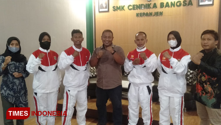Tiga Atlet Jujitsu SMK Cendika Bangsa Malang Memburu Medali Emas Porprov Jatim 2022