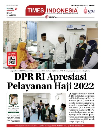 Edisi Jumat, 24 Juni 2022: E-Koran, Bacaan Positif Masyarakat 5.0 