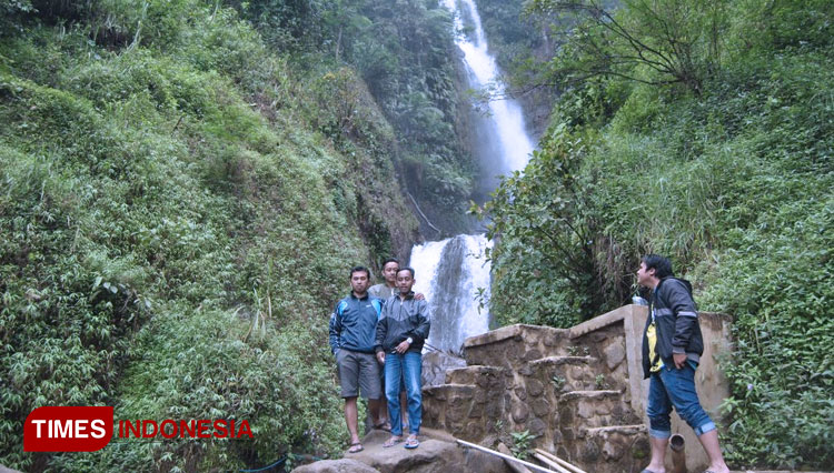 Curug Muara Jaya. (FOTO: Herik Diana/TIMES Indonesia)