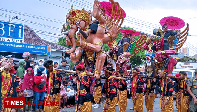 Miniatur hasil pembangunan. (FOTO: Hendri Firmansyah/TIMES Indonesia)