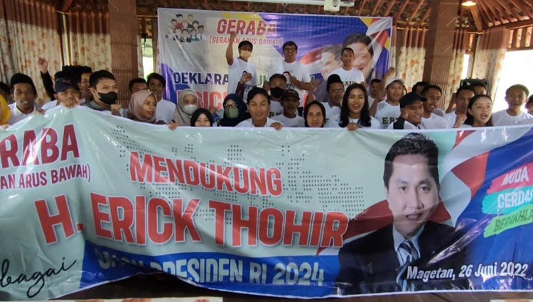 Relawan Berharap Erick Thohir Segera Dipinang Partai