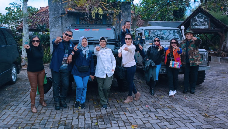 Para Landy Lover meramaikan kegiatan ILRU 5 di Coban Rondo, Kabupaten Malang. (Foto: Dok. ILRU)
