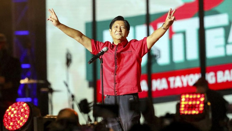 Ferdinand 'Bongbong' Marcos Jr, calon Presiden Filipina. (Foto: (Foto: AP Photo)