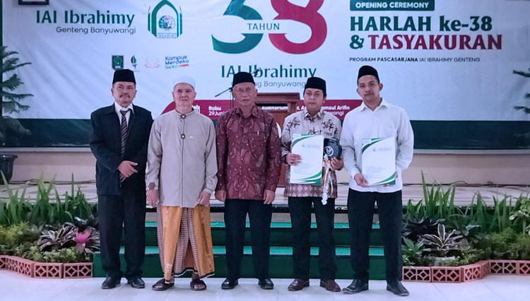 Suasana perayaan Harlah ke-38 kampus IAI Ibrahimy Genteng, Banyuwangi. (Foto: Imam Hamdani/TIMES Indonesia)