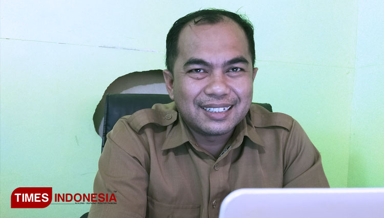 Kabid Kepegawaian, Badan Kepegawaian dan Pengembangan Sumber Daya Manusia (BKPSDM) Lombok Utara, Muhammad Iqbal (foto: Hery Mahardika/TIMES Indonesia)