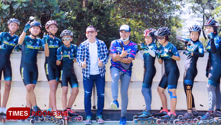 Cabor Sepatu Roda Kabupaten Malang Sukses Raih Medali Emas di Porprov Jatim 2022