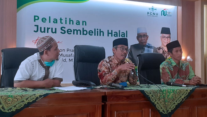 Sosialisasi dan pelatihan juru sembelih halal Nahdlatul Ulama (JulehaNU). (Foto: Dok. PCNU Kota Malang for TIMES Indonesia)