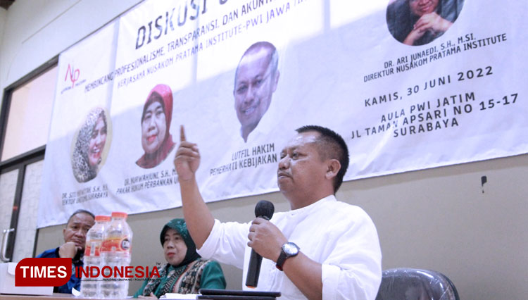 Pemerhati kebijakan publik Lutfil Hakim. (FOTO: Lely Yuana/TIMES Indonesia) 