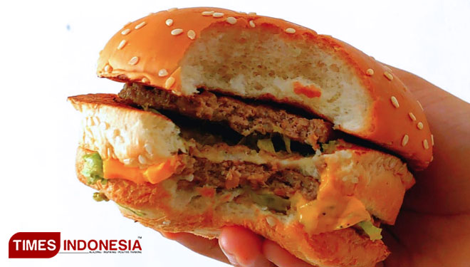 Maskapai Internasional Jepang Suguhkan Burger Jangkrik