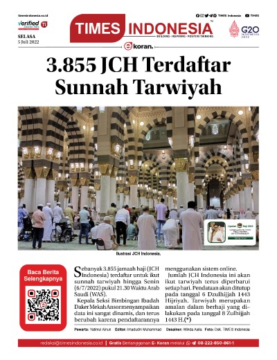 Edisi Selasa, 5 Juli 2022: E-Koran, Bacaan Positif Masyarakat 5.0