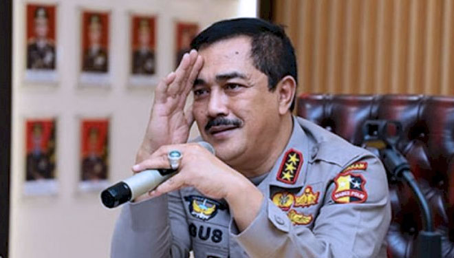 Kabareskrim Komjen Agus Andrianto saat menyampaikan keterangan pers di Jakarta (foto: Dokumen/Polri)