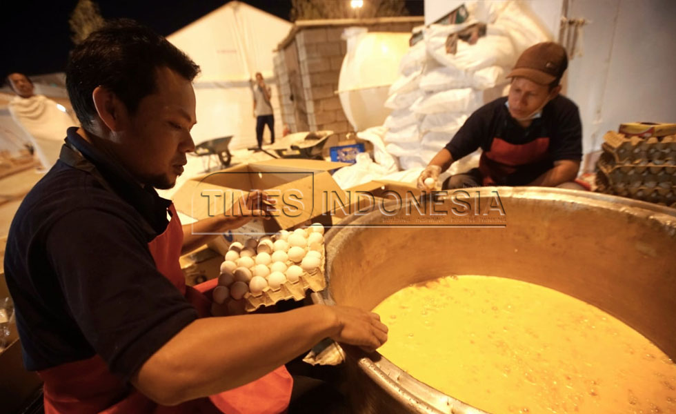 Telur dan Terong Menu Jemaah di Arafah