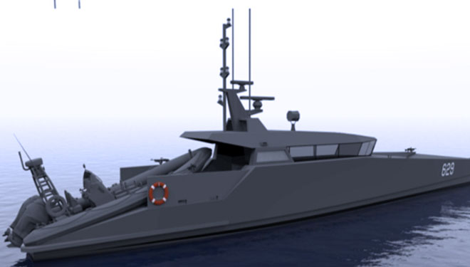 X3200 Long Range Patrol Boat. (Foto : PT Lundin Industry Invest/ www.kkip.go.id)
