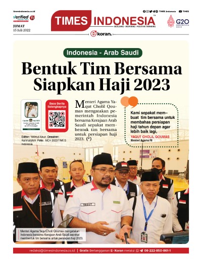 Edisi Jumat, 15 Juli 2022: E-Koran, Bacaan Positif Masyarakat 5.0