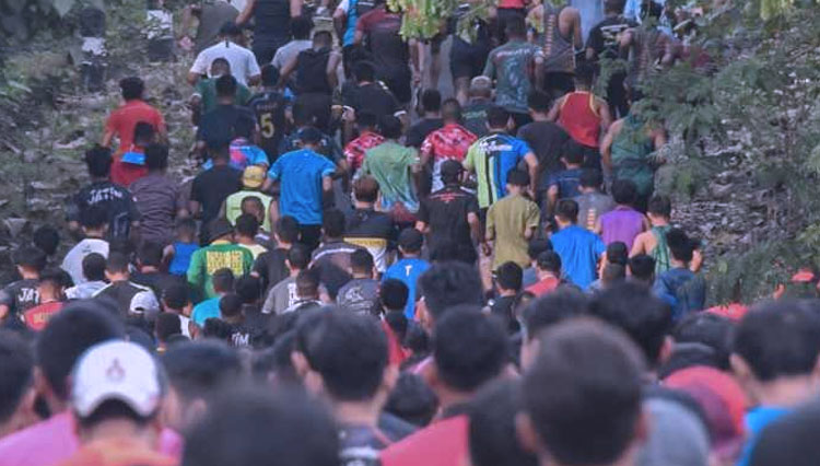 1143 Runner Ambil Bagian dalam Kediri Berlari