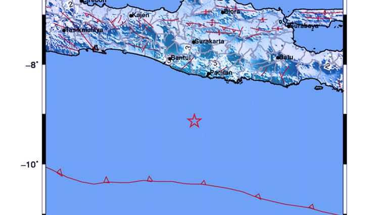 Gempa Bumi 5 5 Magnitudo Di Pacitan Tak Berpotensi Tsunami Times