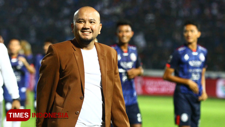 Manajer Arema FC, Ali Rifki. Foto : Tria Adha/TIMES Indonesia.