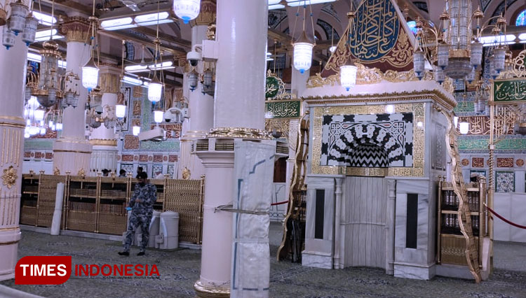 Taman Surga Di Masjid Nabawi Republika Online