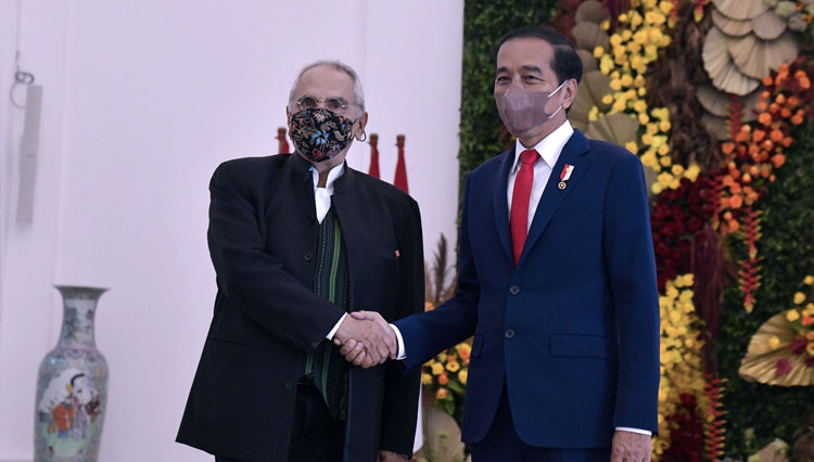 Presiden Jokowi dan Presiden José Ramos-Horta. (FOTO: twitter Setkab)