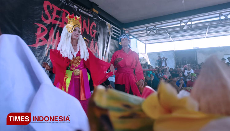 Suasana ritual Seblang Bakungan, di Kelurahan Bakungan, Kecamatan Glagah, Banyuwangi. (FOTO: Imam Hamdani/TIMES Indonesia)