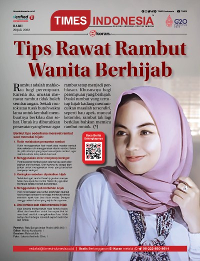 Edisi Rabu, 20 Juli 2022: E-Koran, Bacaan Positif Masyarakat 5.0