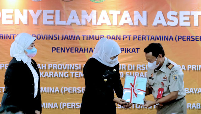 Gubernur Khofifah Berhasil Selamatkan Tiga Aset Pemprov Jatim Senilai Rp1,068 Triliun