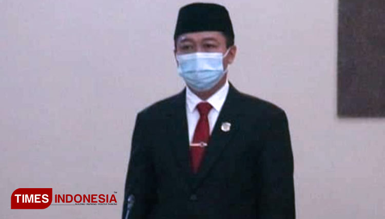 Wakil Ketua DPRD Kota Banjar, Tri Pamudji Rudianto minta PMI dan RSUD duduk bersama terkait stok darah. (FOTO: Susi/TIMES Indonesia)