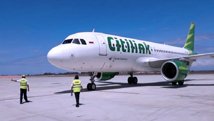 Ilustrasi Pesawat Citilink. (FOTO: Dok.iNews)