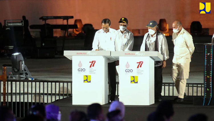 Dua Pesan Presiden RI Jokowi Saat Peresmian Penataan Kawasan Marina