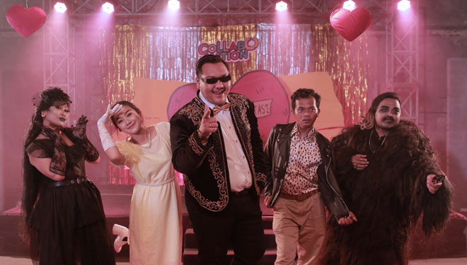Ndarboy Genk dalam video klip terbaru berjudul Sinyal Tresna hasil kolaborasi dengan IM3. (foto: Dok.Indosat)