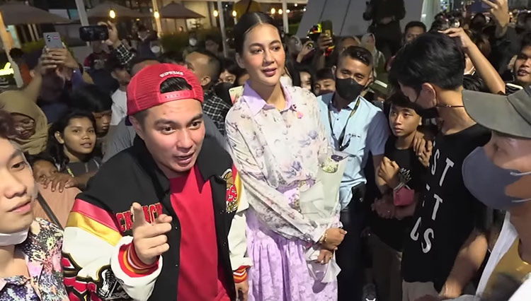 Baim Wong yang hadir di Citayam fashion week beberapa waktu lalu. (FOTO: youtube Baim Paula)