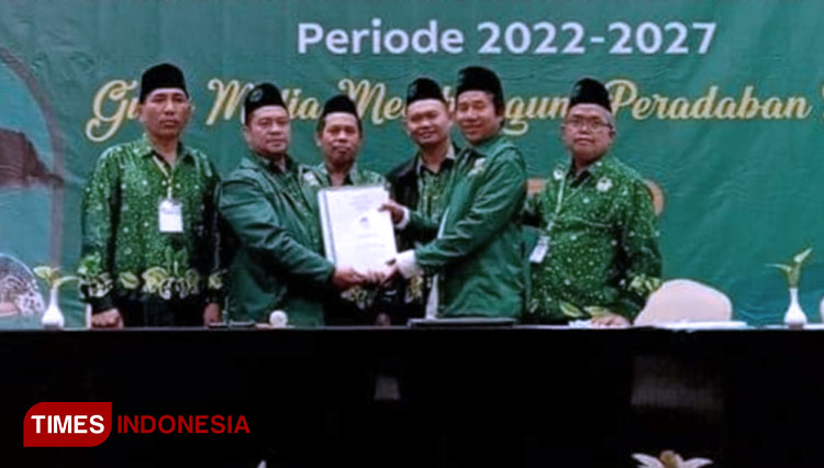 Raker Pergunu Gresik di Hotel Horison Gresik (FOTO: Akmal/TIMES Indonesia).