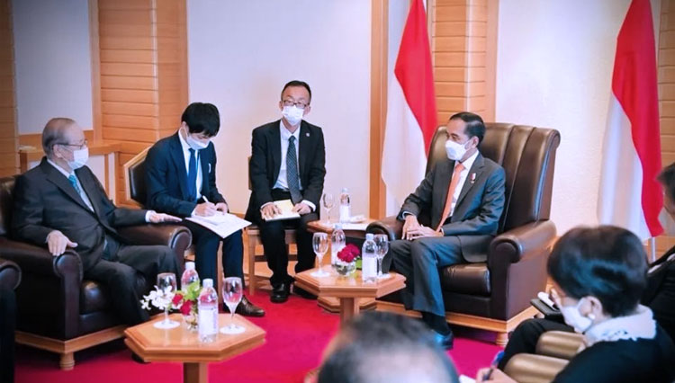 Bahas Peran Indonesia di Kancah Internasional, Presiden Jokowi Terima Kunjungan Presiden Japan-Indonesia Association