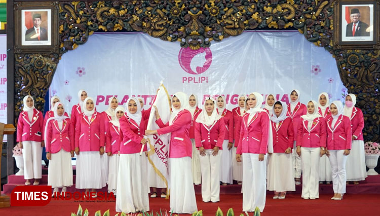 Pengukuhan dan pelantikan DPC PPLIPI Kabupaten Bangkalan. (FOTO: Mustofa for TIMES Indonesia)