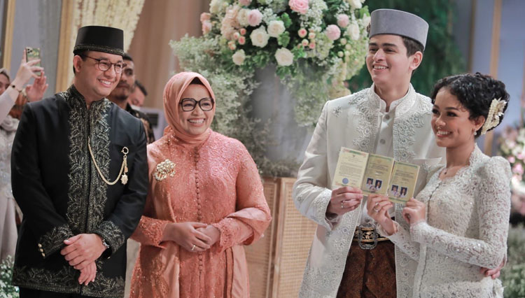 Putri Gubernur DKI Jakarta Anies Baswedan yakni Mutiara Annisa Baswedan sah menikah dengan Ali Saleh Alhuraebi. (FOTO: dok pribadi)